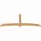 Ekena Millwork Bellingham Timber Gable Bracket, Western Red Cedar, 108"W x 45"H x 3 1/2"D x 5 1/2"F, 10/12 Pitch GBW108X45X0406BEL00SWR - alternate 4